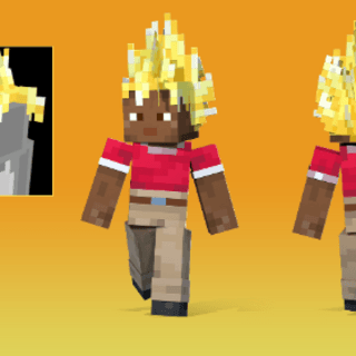 Minecraft Is Crossing Over With Dragonball Z, Including Free Super Saiyan Hair Out Now