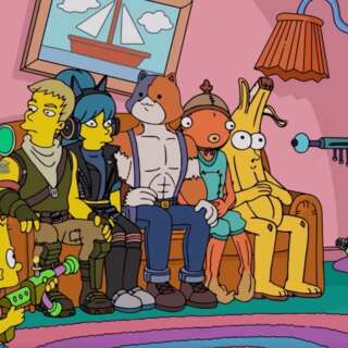 The Simpsons Just Had A Bananas Fortnite Couch Gag, And Poor Peely Didn't Fare Well